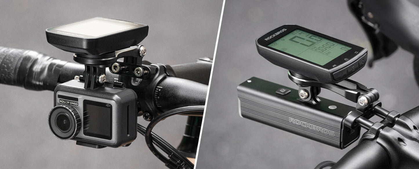 ROCKBROS nosač biciklističkog računala za Garmin Bryton Wahoo GPS držač upravljača aluminij