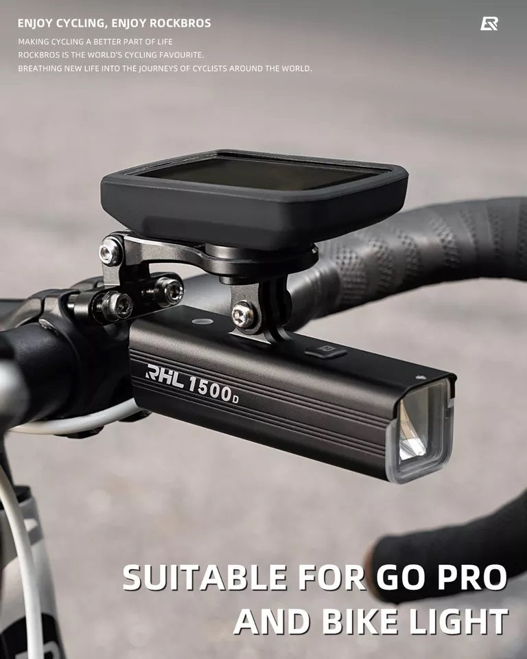 ROCKBROS nosač biciklističkog računala za Garmin Bryton Wahoo GPS držač upravljača aluminij